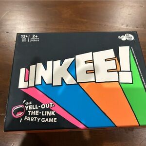 🎉 LINKEE! – The All-Out Think-the-Link Party Game (Complete) like new